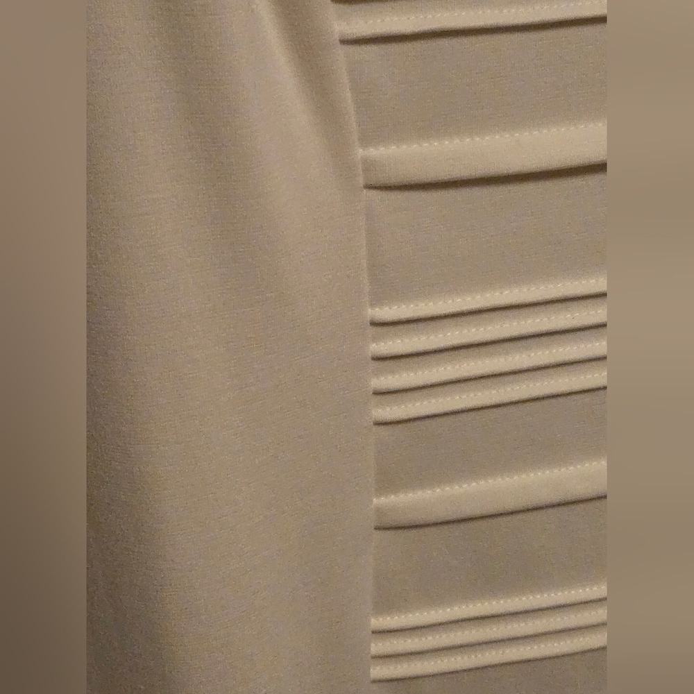 Calvin Klein Ivory Striped Mini Dress - Picture 10 of 12